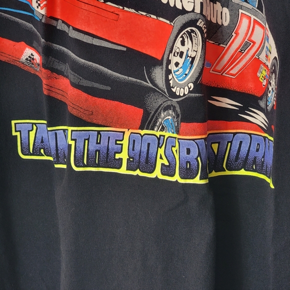 Vintage Darrell Waltrip Takin the 90s by Storm Single Stitch T Shirt Large - Picture 5 of 7